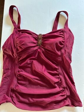 Merona Tankini XL Maroon!